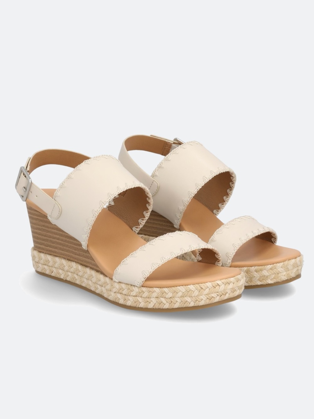 DV by Dolce Vita: Enchant Wedge Sandals in Cream - Sz 8